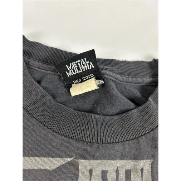 Metal Mulisha Shirt Mens Size Medium Heavy Metal Black Graphics Skull Rock - Picture 8 of 13